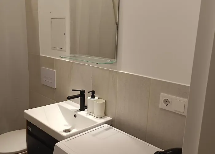 New Gray In The Center Of Dzīvoklis Riga